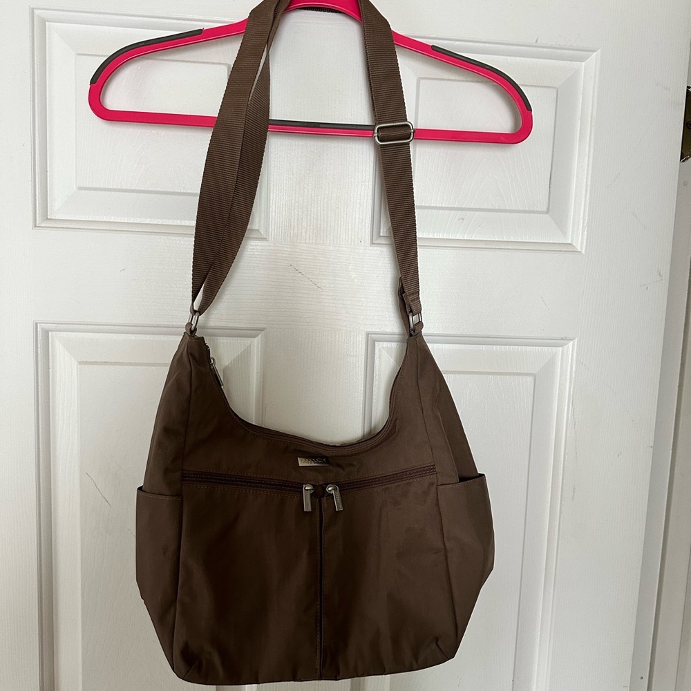 Baggallini Brown Shoulder Bag with Slouchy Design